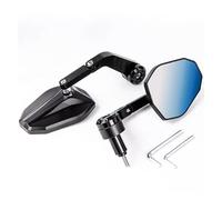 Rétroviseurs Moto Pour Ducati Pour Monster 696 797 821 Pour Hypermotard 950 848 Pour Scramble Pour Diavel Rétroviseur Réglable Pour Moto Rétroviseurs Guidon Moto(Black-foldable)