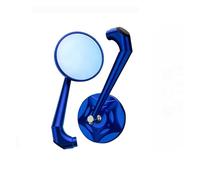 Rétroviseurs Moto Pour Ducati Pour Monster 696 Pour Monster 797 Pour Monster 821 Pour Hypermotard 950 Pour Scramble Rétroviseur De Moto Rétroviseurs Guidon Moto(Blue)