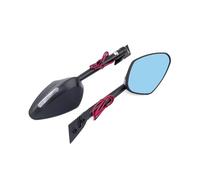 Rétroviseurs Moto Pour Ducati V2 V4 V4S 959 1299 Pour Panigale Pour Supersport 939 Clignotant LED Pour Moto Rétroviseur Latéral Rétroviseurs Guidon Moto(Noir)