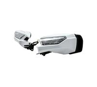 rétroviseurs moto Pour GL1800 GL 1800 GL-1800 2018 - 2023 Rétroviseur De Moto Clignotant LED Lentille Transparente rétroviseurss universels motos(White)