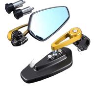 Rétroviseurs Moto Pour Sur Ron Pour Surron Pour Lumière Pour Bee SX Guidon Rétroviseur Rétro Rond Rétroviseur Latéral 7/8 "22mm Rétroviseur Moto Rétroviseurs Guidon(Yellow)
