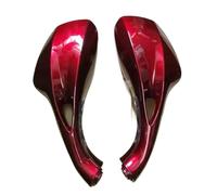 rétroviseurs moto Pour Suzuki Pour Piaggio Pour SYM Haojin 50cc-150cc Rétroviseurs Latéraux Scooter Modifiés 8mm Lunettes Arrière Moto Rétroviseur Latéraux Motos(Rose Red)