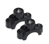 Rétroviseurs moto Supports De Montage De Miroir Moto 2x22mm, 7/8 Pouces Pince De Support Pour Guidon De Moto Cyclomoteur Dirt Pit Bike, ATV Quad 4 Roues M10