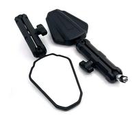 Rétroviseurs Moto Tout-terrain, Rétroviseurs Pliants À Vue Large, Rétroviseur Latéral Réglable Et Pliable Ensemble miroirs