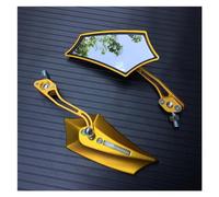 Rétroviseurs Motos Rétroviseurs universels pour moto pour Suzuki 2 pièces, côté gauche et droit, 8 mm et 10 mm, avec vis interchangeables(G)