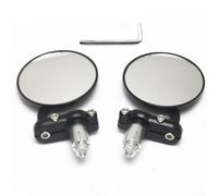 Rétroviseurs pour moto Sphériques 7/8 Pouces Réglables Rétroviseurs | sphérique, pour champ de vision large, sécurité accrue, réglage haut/bas pour gauche/droite, guidon 7/8 pouces