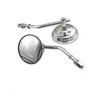Rétroviseurs pour Motos Pour Dyna Road Pour Glide Pour Sportster 1200 883 Bad Boy FXSTSB Softai Pour Street Pour Glide 2 Pcs Motorcycle Chrome Round Rearview Mirrors