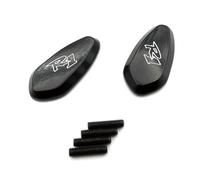 Rétroviseurs pour YZFR1 YZF-R1 2000 2001 2002 2003 2004-2014 Moto Noir Miroir Bloc Hors Capuchon R1 Logo Miroir Base Plaques De Couverture