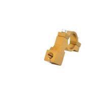 rétroviseurs réglables moto Base Rétroviseur Moto Électrique Cadre D'installation Fixe Vélo Support Modification Multifonctionnel scooters rétroviseur motos(Yellow 8MM mirror seat/piece)