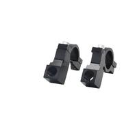 rétroviseurs réglables moto Base Rétroviseur Moto Électrique Cadre D'installation Fixe Vélo Support Modification Multifonctionnel scooters rétroviseur motos(A pair of black 10MM frames)