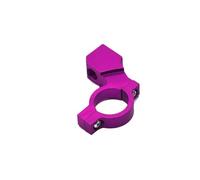 rétroviseurs réglables moto Pour Universel Moto Rétroviseur Guidon Support De Montage Adaptateur Pince Base Noir Rouge Bleu scooters rétroviseur motos(1 PCS 10mm Purple)