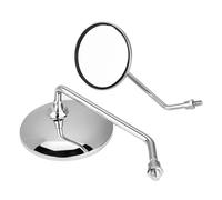 Rétroviseurs Rond Latéraux Moto 1 Paire De Rétroviseurs De Moto Ronds Universels, Côté Droit Et Gauche, 8 Mm