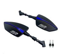 Rétroviseurs Scooter Rétroviseurs Latéraux Gauche Et Droit Réglables pour Moto pour Piaggio MP3 125 250 300 400 500 Accessoires(MP3-Blue9)