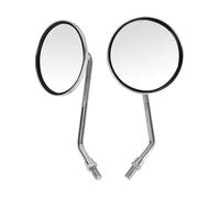 Rétroviseurs Universels Pour Moto Lot De 2 Ronds À Tige Longue 10 Mm Compatibles Pour