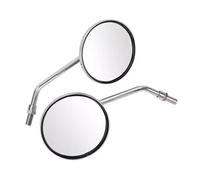 Rétroviseurs Universels Pour Moto Lot De 2 Ronds À Tige Longue 10 Mm Compatibles Pour Ducati.