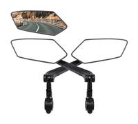 Rétroviseurs vélo arrière, 1 paire, miroirs de bicyclette réglables à 360°, angle large pour vision étendue, compatibles avec vélo de route, VTT, vélo électrique, installation simple