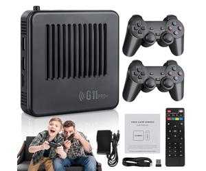 Retrowave G11 Pro Console de Jeu 4K, 256GB avec 2 Manettes Sans Fil 2.4G, +100 000 Jeux Intégrés, 60 Émulateurs Inclus, Plug & Play (Version 256G)