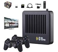 Retrowave G11 Pro Retro Games Console, 2026 New Retrowave G11 Pro Game Box, Plug and Play Retro TV Games with 2 Wireless Dual Controllers, 2.4G Wireless Controllers, 100,000+ Game (256G)