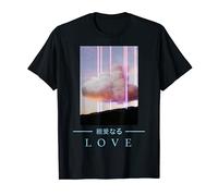 Retrowave - LOVE - Japanese Art Aesthetic Vaporwave Anime T-Shirt