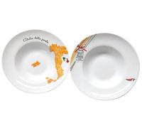 Retsch Arzberg 956071271 Assiette à pâtes 'Penne Italia' Ø 27cm, porcelaine, blanc (modèle au hasard, 1 pièce)