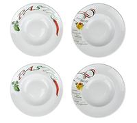 Retsch Arzberg Assiette à pâtes avec décor Ø 30 cm, porcelaine (lot de 4)