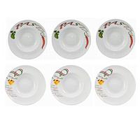 Retsch Arzberg Assiette à pâtes avec décor Ø 30 cm, porcelaine (lot de 6)