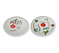 Retsch Arzberg Assiette à Pizza Ø 30 cm, Porcelaine, Porcelaine, Pomodoro & Spezia, Lot de 2