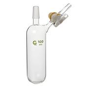 Rettberg 134029314 Tube de Schlenk, noyau NS 14,5/23, latéral, robinet en verre NS 2,5 mm, olive 9 mm, 25 mL