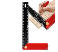 Retto Corner Team - Metric and Imperial sous la forme d'un Lighllo de 30 cm | Équipe de précision pour les cadres et mesures | Outil pour la menuiserie, le travail du bois, le plâtre