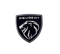 RETTYAT Auto Emblème Logo pour Peugeot 208 2012-2015, Badge Logo Autocollants 3D Lettres Remplacement Grille Avant Capot Arrière Coffre Décoration Insigne Accessoire de Voiture,Front