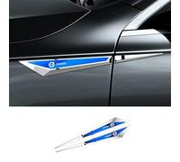 RETTYAT Auto Emblème Logo pour Volvo S60 2013-2018, Côté Aile Badge Logo Autocollants 3D Lettres Remplacement Grille Avant Capot Arrière Coffre Décoration Insigne Accessoire,D