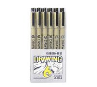 RETUOLWAG 6pcs Artist Drawing Stylo Pour Esquisser Des Illustrations De Griffonnage Journaling Fineliner Pen Pour Détailler Les Artistes De Dessin Ligne Fine