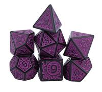 RETUOLWAG 7pcs / Pack Dices Acryliques Multiples Côté Différentes Tailles Numériques Numéro Numérique Gamin Éducation Jeu Bricolage Jeu Numérique Dices Ensemble