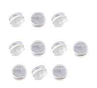 RETUOLWAG Bouchons d'oreille en silicone et céramique - Fermeture sécurisée pour boucles d'oreilles lourdes - Hypoallergénique - Accessoires pour un usage quotidien, taille unique, Comme décrit, Comme