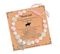 RETUOLWAG Bracelet délicat en alliage avec pendentif cheval / triton - Pour femme - Doux pour la peau sensible - Bracelet élégant au quotidien, taille unique, Comme décrit