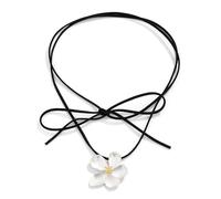 RETUOLWAG Elegant Flower Charm Collier Choker Charm Boucles D'oreilles Belle Chaîne De Clavicule Accessoire Pour Les Tenues De Tous Les Jours Collier
