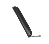 RETUOLWAG Housse de protection pour stylo à bille, étui de rangement en cuir PU, étui à stylo, pochette en cuir, trousse à crayons, sac de papeterie, Noir