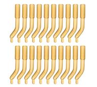 RETUOLWAG Manchons D'hameçon De Pêche en Lac 20 Pièces/Ensemble Manchons D'alignement Ligne Plate-Forme Cheveux Outil Matériel Lac Kickers Manchon Pêche Plate-Forme Cheveux Aligneur
