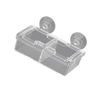 RETUOLWAG Mangeoires à ventouse pour reptiles - Transparent - Anti-fuite - Pour lézards et vers de dagron