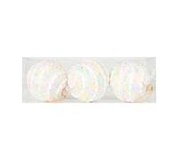 RETUOLWAG Pack DE 3 Élégantes Macaron Couleur Mousse Sphère Arbre Noël Parure Parole pour Divers Styles Décoratifs Et Ornement Noël