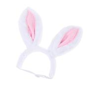 RETUOLWAG Serre-tête à breloques pour animaux de compagnie avec oreilles de lapins - Accessoire créatif pour photographie d'animaux de compagnie