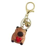 RETUOLWAG Sound Émetteur Capybaras Keyring Ornement Suspendu Vocation Vocale Activé Un De Trèfle