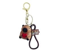 RETUOLWAG Sound Émetteur Capybaras Keyring Ornement Suspendu Vocation Vocale Activé Un De Trèfle