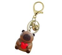 RETUOLWAG Sound Émetteur Capybaras Keyring Ornement Suspendu Vocation Vocale Activé Un De Trèfle