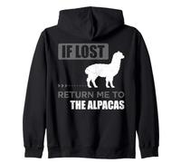 Return Me to Alpacas Llama Propriétaire des Lamas alpaga Amoureux des Animaux Sweat à Capuche