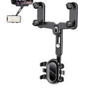 Return Mirror Cell Telepheder - Support De Smartphone De Voiture | Porte-téléphonie Mobile Rotatif À 360 ° | Pouvoir Des Véhicules Anti-skaking, Accessoires De Vues Arrière, Naviguer, Regarder Des Vid