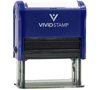 Return to Sender Bureau auto-encreur Bureau Tampon en caoutchouc 3/4" x 1-7/8" Large bleu