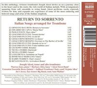 Return to Sorrento: Italian Songs arranged for Trombone by Various Artists NEUF