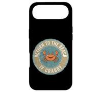 Return to The Beach If Crabby Funny Crab Coque pour iPhone Air