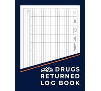 Returned Drugs Log Book: The Essential Tool to Organize, Track, and Document All Your Medication Returns and Expired Drugs